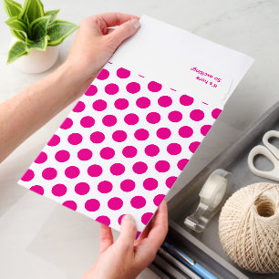 Personalized Spotty Pattern and QR code Business Envelope Mailers