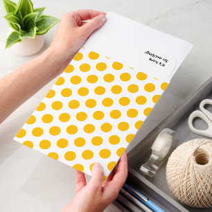 Personalized Spotty Pattern and QR code Business Envelope Mailers