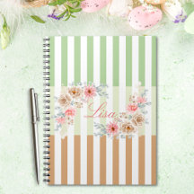 Personalized Spring Meadow Notebook