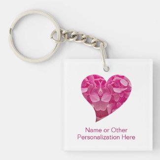 Personalized Spring Pink Floral Flirting Heart