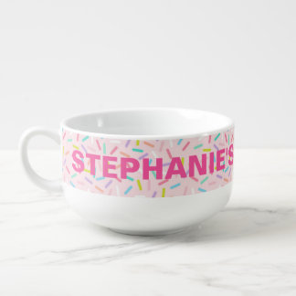 Personalized Sprinkles Ice Cream Bowl