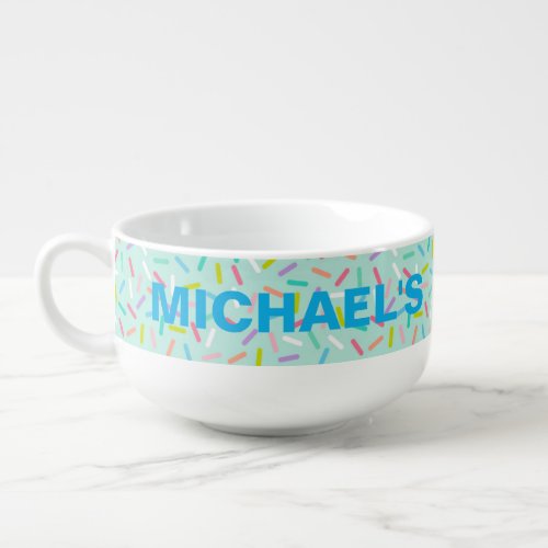 Personalized Sprinkles Ice Cream Bowl