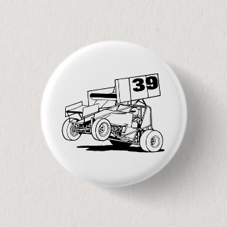 Personalized Sprint Car Hat, Customize it Button