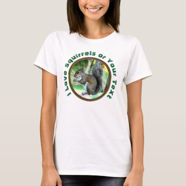 Personalized, Squirrel T Shirts Women's, Men, Kids (Front)