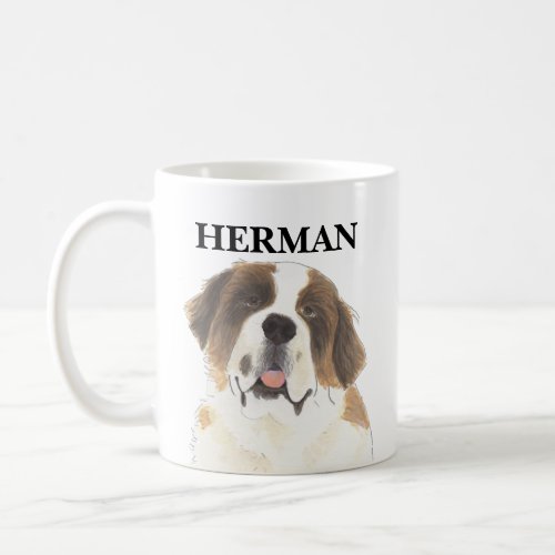 Personalized St Bernard Coffee Mug