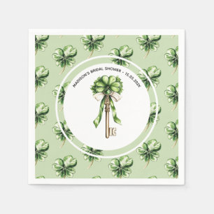 Personalized St. Patrick’s Day Bridal Shower Napkins