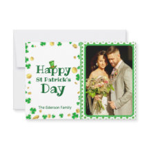 Personalized St. Patrick’s Day Photo Card