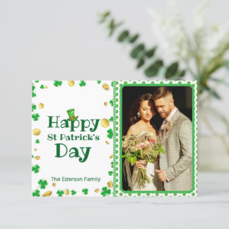 Personalized St. Patrick’s Day Photo Card  