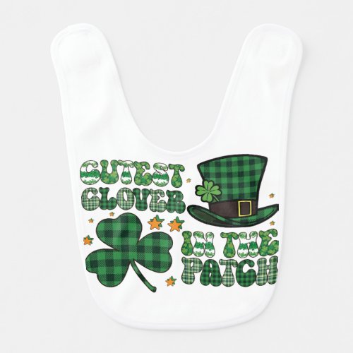 Personalized St Patricks Day Baby Bib