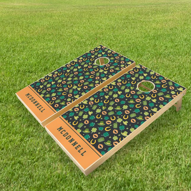 Personalized St. Patrick's Day Cornhole Set (Creator Uploaded)