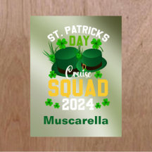 Personalized St. Patrick's Day Cruise Squad Door