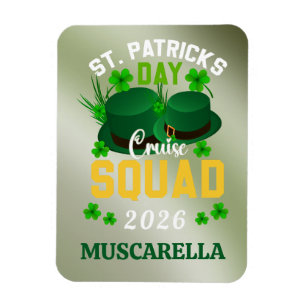 Personalized St. Patrick's Day Cruise Squad Door  Magnet