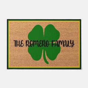Personalized St. Patrick's Day doormat, Easter  Doormat