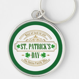 Personalized St. Patrick's Day I Luck of the Irish Keychain