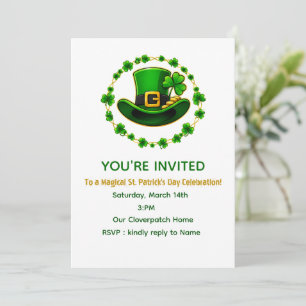 Personalized St. Patrick's Day Invite Card