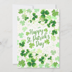 Personalized St. Patrick's Day Irish Blessings Holiday Card