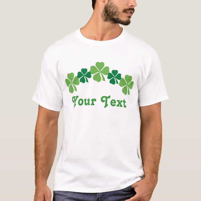 Personalized St Patricks Day Kids Tee (Front)