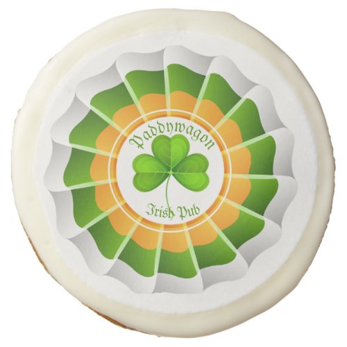 Personalized St Patricks Day Sugar Cookie