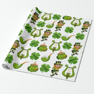 Personalized St. Patrick's Day Wrapping Paper