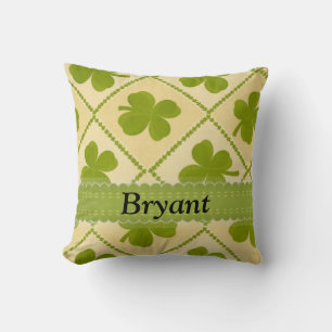 Personalized St Patrick's Lucky Irish Pillow