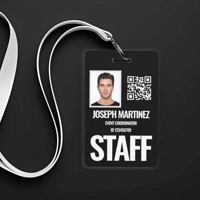 Personalized Staff Employee Photo ID Badge (Creator Uploaded)