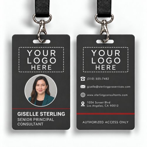 Personalized Staff Identification Badge