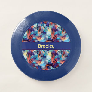 Personalized Stained Glass Pattern Wham-O Frisbee