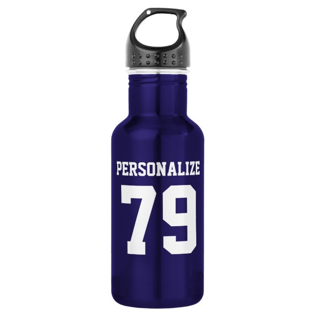 Personalized stainless steel sports water bottle (Front)