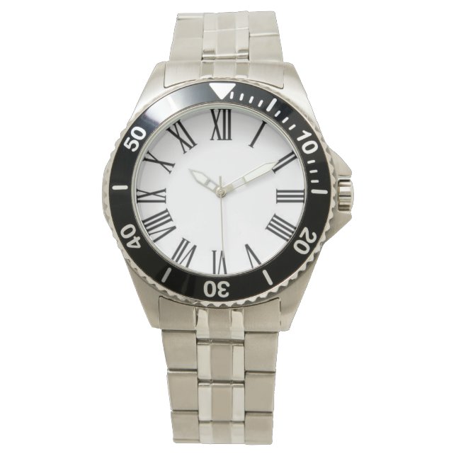 Personalized Stainless Steel Watch Case and Metal (Front)