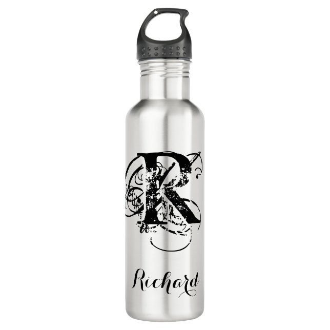 Personalized  stainless steel water bottle (Front)