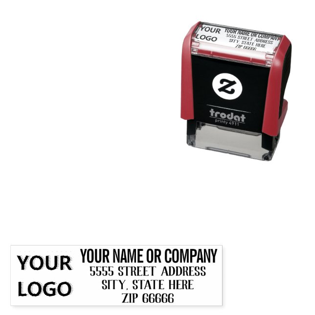 Personalized Stamp Your Logo Address Name Company (In Situ)