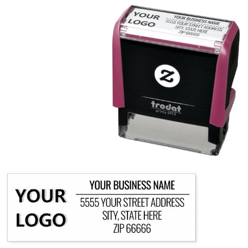 Personalized Stamp Your Logo Name Address Info