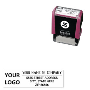 Personalized Stamp Your Logo or Photo Address Name