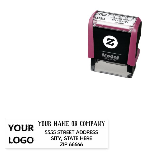 Personalized Stamp Your Logo or Photo Address Name (In Situ)