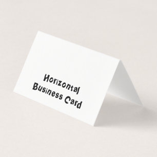 Personalized Standard Matte Folded Business Card