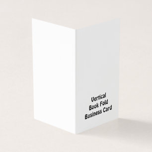 Personalized Standard Matte Folded Business Card
