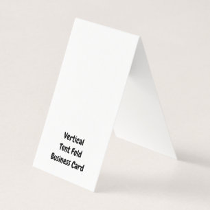 Personalized Standard Matte Folded Business Card