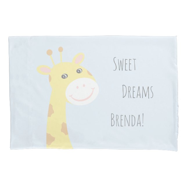 Personalized Standard Pillowcase, Kids & Nursery Pillow Case (Front)