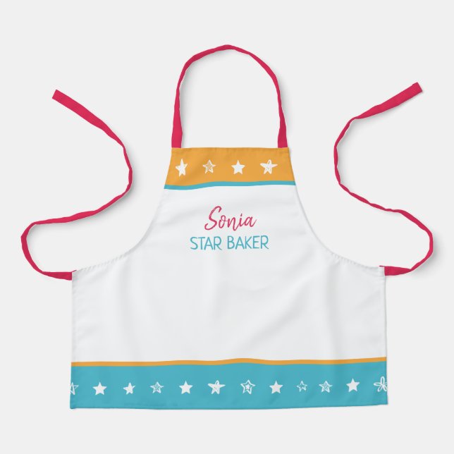 Personalized Star Baker Apron (Front)