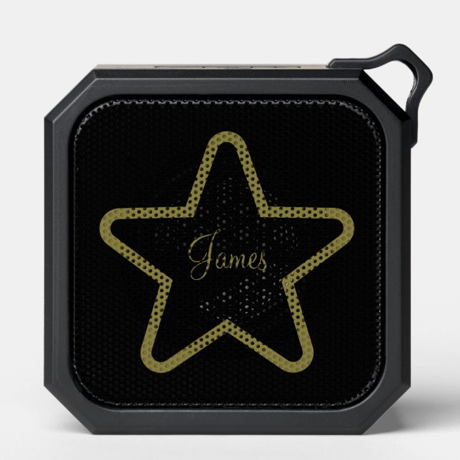 Personalized Star Bluetooth Speaker  (Front)