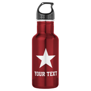 Personalized star logo sports water bottle gift