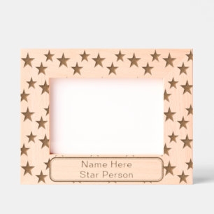 Personalized Star Pattern Engraved Frames