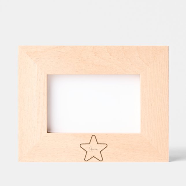 Personalized Star Picture Frame  (Front)