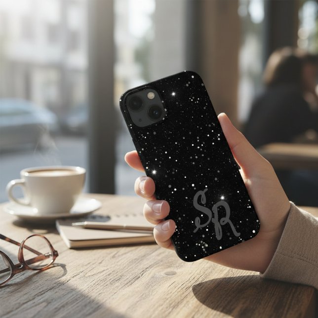Personalized Starry Night Sky: Black Galaxy Case-Mate iPhone Case (Creator Uploaded)