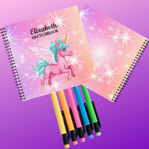 Personalized stars Sketchbook Notebook