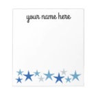 Personalized Stars Stationery for Boys