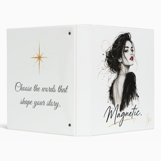 Personalized Statement Binder | Magnetic. Avery 1" (Background)