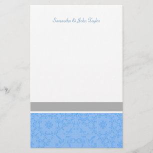 Personalized Stationary Wedding Thank You Notes Stationery