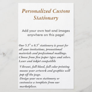 Personalized Stationery