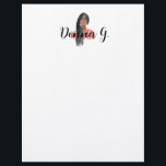 Personalized Stationery Black Girl Braids &Glasses<br><div class="desc">The latest addition to the collection</div>